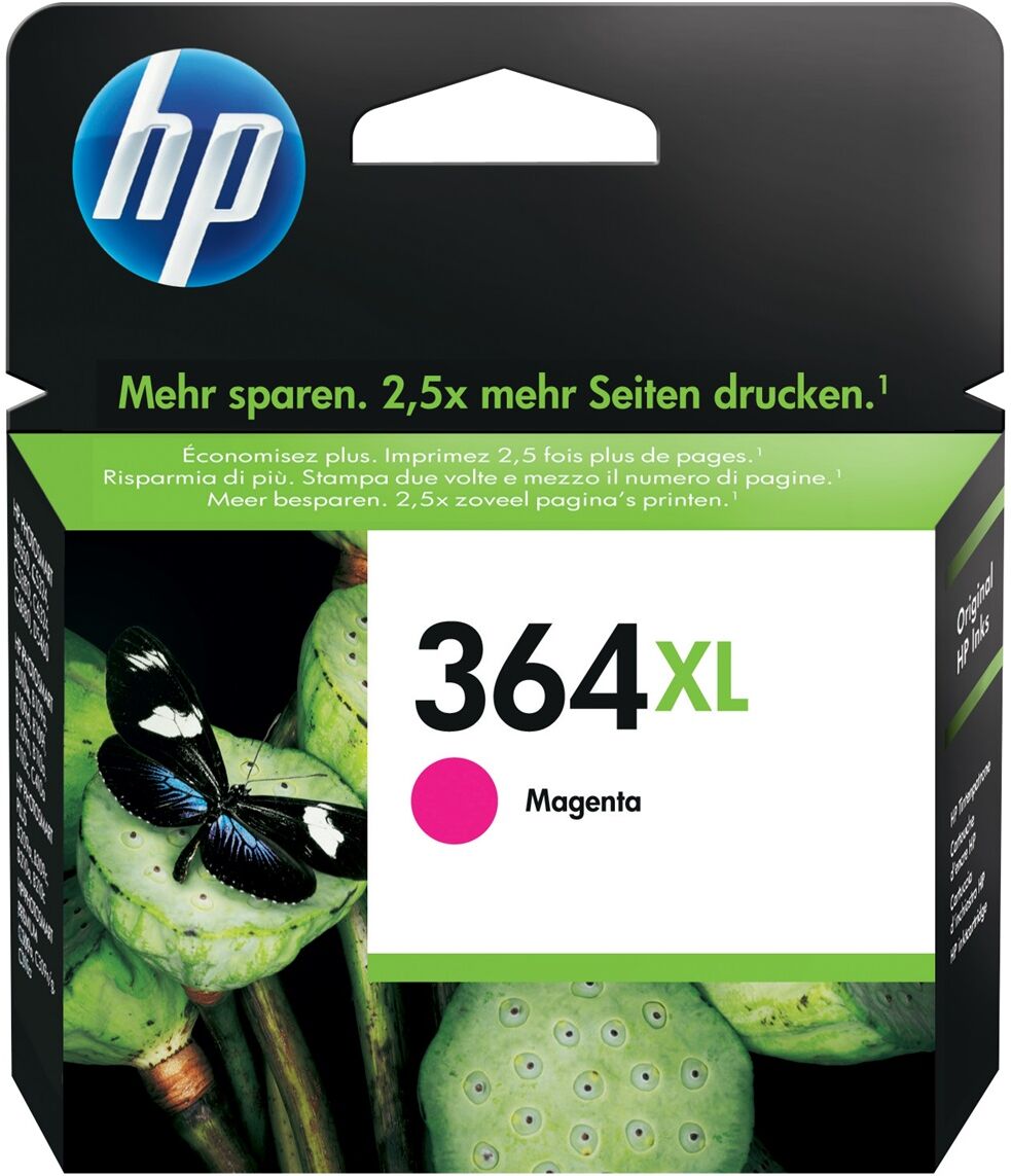HP 364 Xl M -Cb324ee Magenta Bläckpatron, 6ml Original HP 364 Xl M -Cb324ee Magenta Bläckpatron, 6ml Original