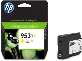HP 953 Xl Y -F6u18ae Gul Bläckpatron, Original 1600 Sidor HP 953 Xl Y -F6u18ae Gul Bläckpatron, Original 1600 Sidor