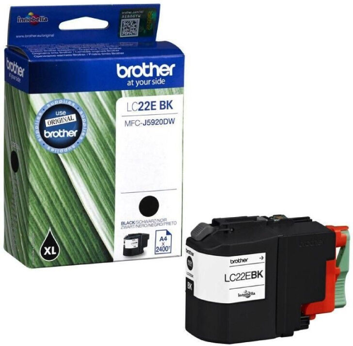 Brother Lc22ebk Original bläckpatron -48 Ml Brother Lc22ebk Original bläckpatron -48 Ml
