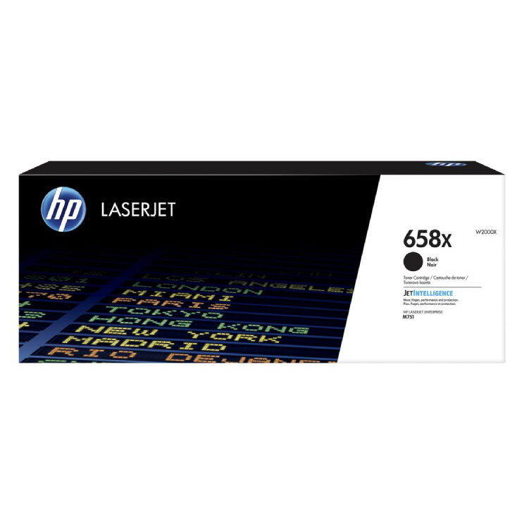 HP 658x Bk Original Toner (33000 Sidor)