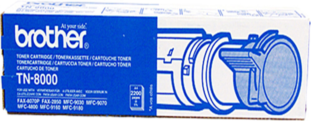 Brother Tn8000 Bk Svart Laser Toner, Original Brother Tn8000 Bk Svart Laser Toner, Original