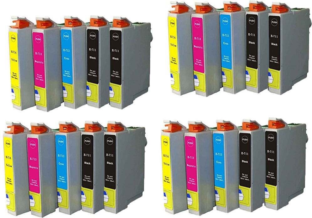 Epson Kompatibel Till Epson Epson T0711/t0891 T0712/t0892 T0713/t0893 T0714/t0894 Bläckpatroner Rabattpaket 20 St Kompatibel Epson Kompatibel Till Epson Epson T0711/t0891 T0712/t0892 T0713/t0893 T0714/t0894 Bläckpatroner Rabattpaket 20 St Kompatibel