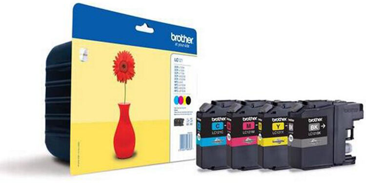 Brother Lc121 Combo Pack 4 Stk Original Bläckpatron (24 Ml) Brother Lc121 Combo Pack 4 Stk Original Bläckpatron (24 Ml)