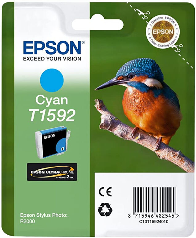 Epson T1592 C Original Bläckpatron (17 Ml) Epson T1592 C Original Bläckpatron (17 Ml)