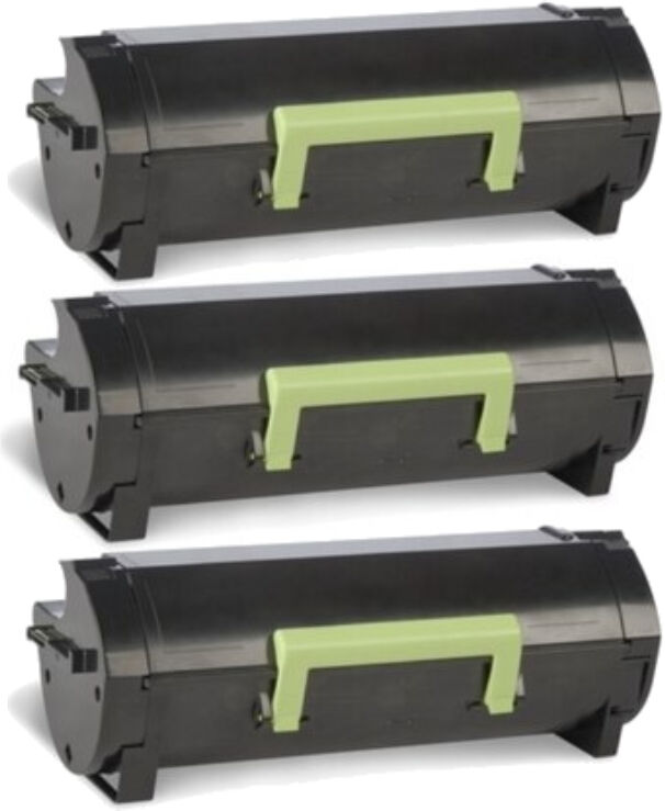 Lexmark 602h Bk Combo Pack 3 Stk Kompatibel Toner (40000 Sidor) Lexmark 602h Bk Combo Pack 3 Stk Kompatibel Toner (40000 Sidor)