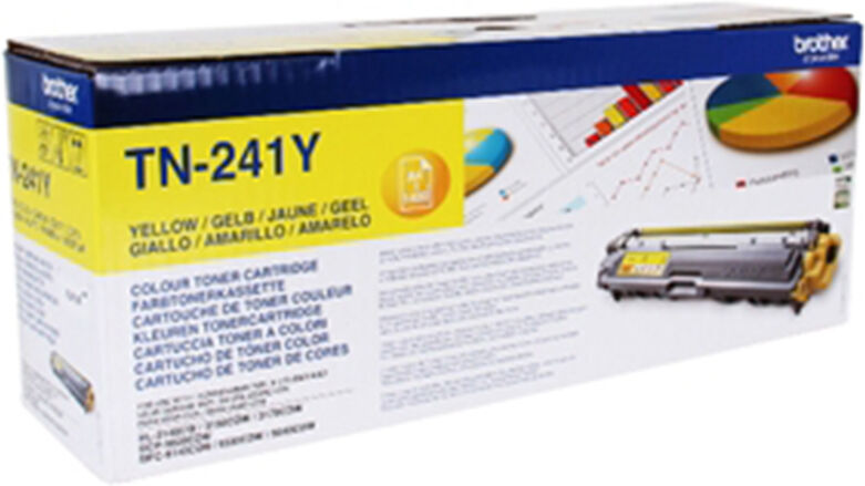 Brother Tn241 Y Yellow Lasertoner, Original