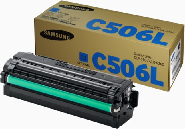 Samsung Clt-C506l/els C Original Toner (3500 Sidor) Samsung Clt-C506l/els C Original Toner (3500 Sidor)