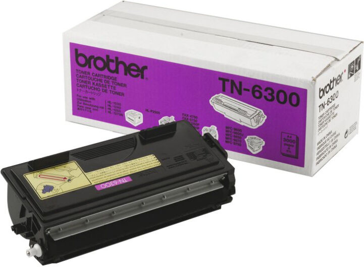Brother Tn6300 Bk Svart Laser Toner, Original Brother Tn6300 Bk Svart Laser Toner, Original