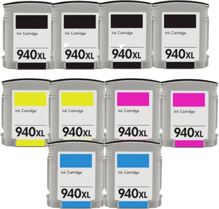 HP Kompatibel Till Hp 940 Xl Bläckpatroner Rabattpaket 10 St Kompatibel 281 Ml HP Kompatibel Till Hp 940 Xl Bläckpatroner Rabattpaket 10 St Kompatibel 281 Ml