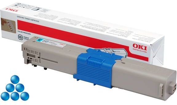 Oki C 332/mc 363 C Original Lasertoner (1500 Sidor) Oki C 332/mc 363 C Original Lasertoner (1500 Sidor)