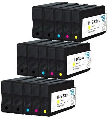 HP Kompatibel Till Hp 932 / 933 Xl Bläckpatroner Rabattpaket 15 St Kompatibel 315 Ml HP Kompatibel Till Hp 932 / 933 Xl Bläckpatroner Rabattpaket 15 St Kompatibel 315 Ml