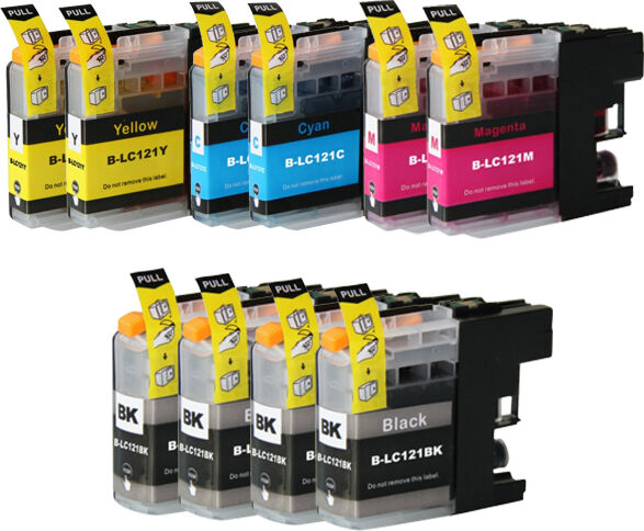 Brother Kompatibel Till Brother Lc 121 Bläckpatroner Rabattpaket 10 St Kompatibel 124 Ml Brother Kompatibel Till Brother Lc 121 Bläckpatroner Rabattpaket 10 St Kompatibel 124 Ml