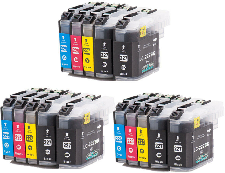 Brother Kompatibel Till Brother Lc 225/227 Bläckpatroner Rabattpaket 15 St Kompatibel 303 Ml Brother Kompatibel Till Brother Lc 225/227 Bläckpatroner Rabattpaket 15 St Kompatibel 303 Ml