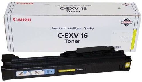 Canon C-Exv 16 Y 1066b002 Yellow Toner, Original Canon C-Exv 16 Y 1066b002 Yellow Toner, Original