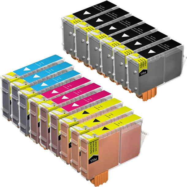 Canon Bci-3e/pgi5 Combo Pack 15 Stk Kompatibel Bläckpatron (291 Ml) Canon Bci-3e/pgi5 Combo Pack 15 Stk Kompatibel Bläckpatron (291 Ml)