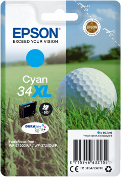 Epson T3472 Xl Original Bläckpatron (950 Sidor) Epson T3472 Xl Original Bläckpatron (950 Sidor)