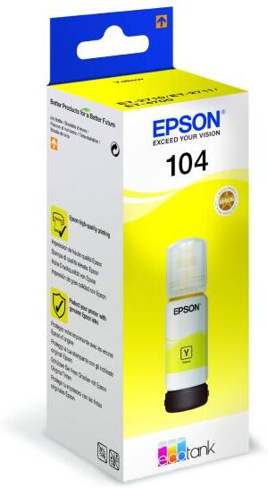 Epson T104 Y Ecotank Original Bläckpatron (70 Ml)
