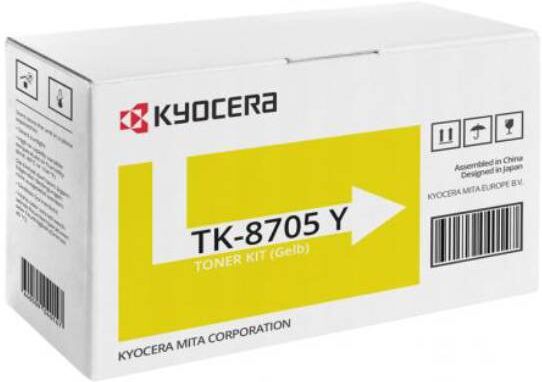 Kyocera Tk-8705 Y Original Lasertoner (30000 Sidor) Kyocera Tk-8705 Y Original Lasertoner (30000 Sidor)