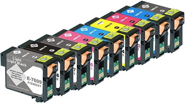 Epson T7601 - T7609 Combo Pack 9 Stk Kompatibel Bläckpatron (265,5 Ml)