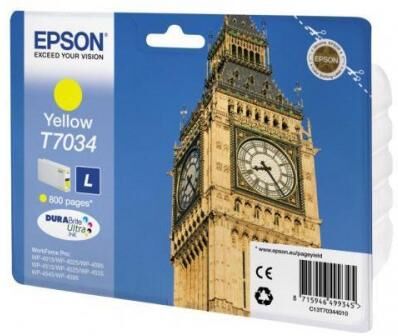 Epson T7034 Original Bläckpatron -800 Sidor Epson T7034 Original Bläckpatron -800 Sidor