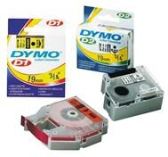 Dymo Etiketter Dymo D1 Svart/röd 12 Mm X 7 M