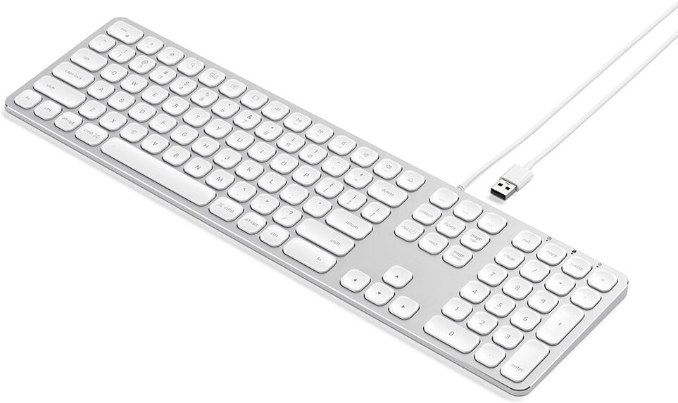 Satechi Tangetbord Med Usb Anslutning - Nordisk Layout, Silver Satechi Tangetbord Med Usb Anslutning - Nordisk Layout, Silver