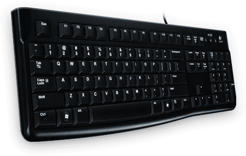 Despec Logitech K120 Business Keyboard, Black (Us/int)