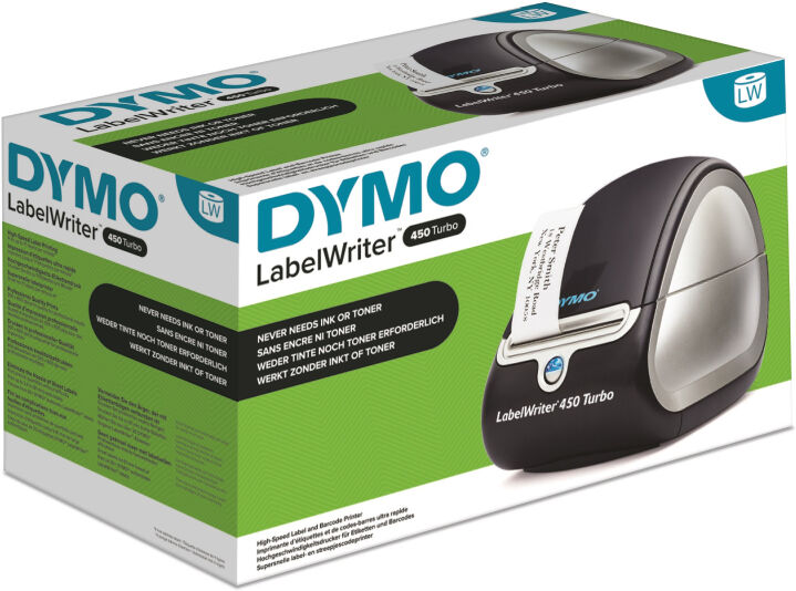 Dymo Labelwriter 450 Turbo Svart/silver Dymo Labelwriter 450 Turbo Svart/silver