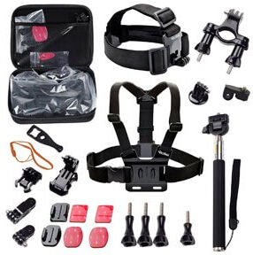 Rollei Actioncam Mount Set Outdoor, Utomhus Tillbehörsset Rollei Actioncam Mount Set Outdoor, Utomhus Tillbehörsset
