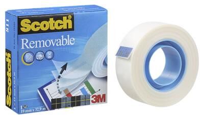 Scotch Magic Tejp 811 19 Mm X 33 M Avtagbar Scotch Magic Tejp 811 19 Mm X 33 M Avtagbar