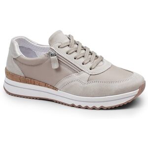 Minfot Alley Sneaker Stretch med dragkedja Beige 38