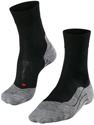 Falke RU4 Wool Women Running Socks Black