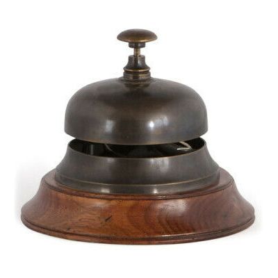 Authentic Models Sailor's Inn Bordsringklocka - Vintage Messing Dekor Authentic Models Sailor's Inn Bordsringklocka - Vintage Messing Dekor