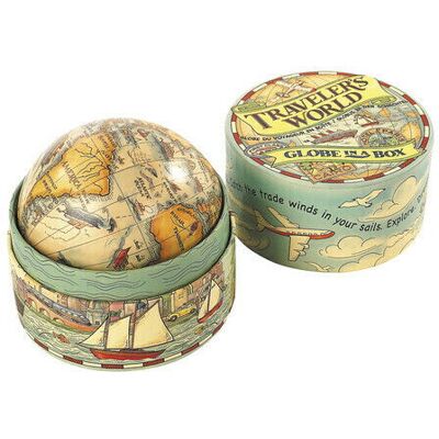 Authentic Models Traveler's World jordglob i låda Authentic Models Traveler's World jordglob i låda