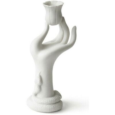 Jonathan Adler Eve ljusstake - Hand & orm - Vit Jonathan Adler Eve ljusstake - Hand & orm - Vit