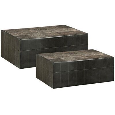 Artwood Avorio förvaringslådor brun/svart 2-set Artwood Avorio förvaringslådor brun/svart 2-set