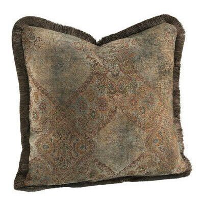 Artwood Miralago Paisley kuddfodral fransar taupe Artwood Miralago Paisley kuddfodral fransar taupe