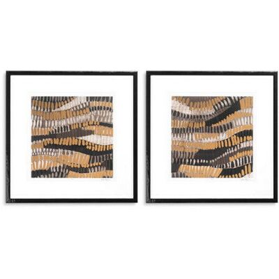 Eichholtz Metallic Undulation by June Erica Vess 2-set Eichholtz Metallic Undulation by June Erica Vess 2-set