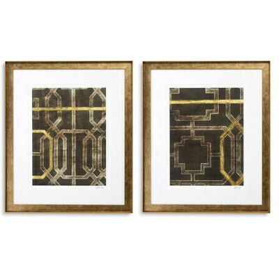 Eichholtz Trellis Pattern II by Ethan Harper 2-set Eichholtz Trellis Pattern II by Ethan Harper 2-set