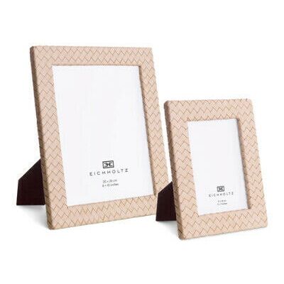 Eichholtz Sintra fotoram tan leather 2-set Eichholtz Sintra fotoram tan leather 2-set