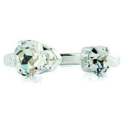 Caroline Svedbom Amelia ring rhodium crystal Caroline Svedbom Amelia ring rhodium crystal