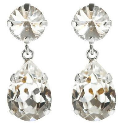 Caroline Svedbom Classic Drop örhängen crystal rhodium Caroline Svedbom Classic Drop örhängen crystal rhodium