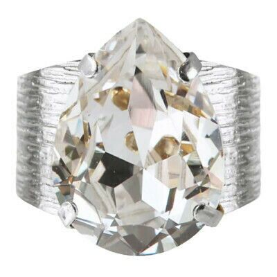 Caroline Svedbom Classic Drop ring crystal rhodium Caroline Svedbom Classic Drop ring crystal rhodium