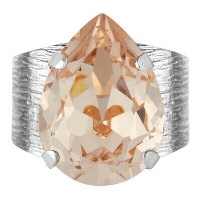 Caroline Svedbom Classic Drop ring silk rhodium Caroline Svedbom Classic Drop ring silk rhodium