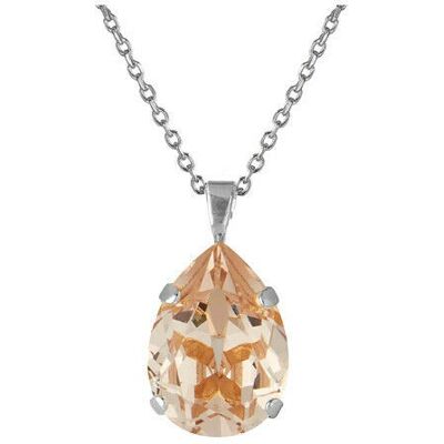 Caroline Svedbom Mini Drop halsband silk rhodium Caroline Svedbom Mini Drop halsband silk rhodium