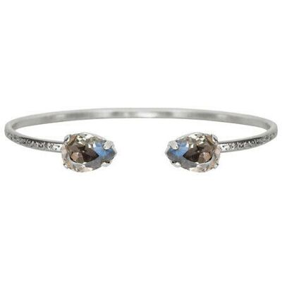 Caroline Svedbom Petite Drop armband black diamond rhodium Caroline Svedbom Petite Drop armband black diamond rhodium