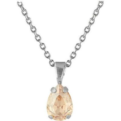 Caroline Svedbom Petite Drop halsband golden shadow rhodium Caroline Svedbom Petite Drop halsband golden shadow rhodium