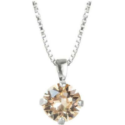 Caroline Svedbom Classic Petite halsband silk rhodium Caroline Svedbom Classic Petite halsband silk rhodium
