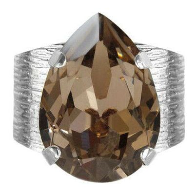 Caroline Svedbom Classic Drop ring greige rhodium Caroline Svedbom Classic Drop ring greige rhodium
