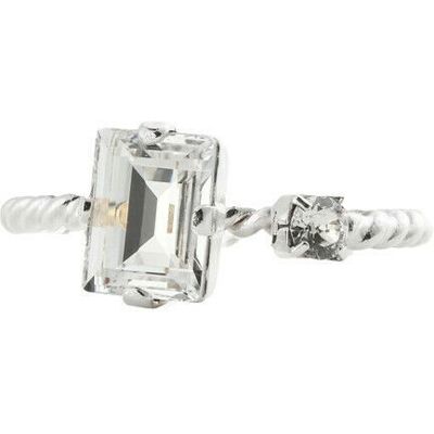 Caroline Svedbom Diora ring rhodium crystal Caroline Svedbom Diora ring rhodium crystal